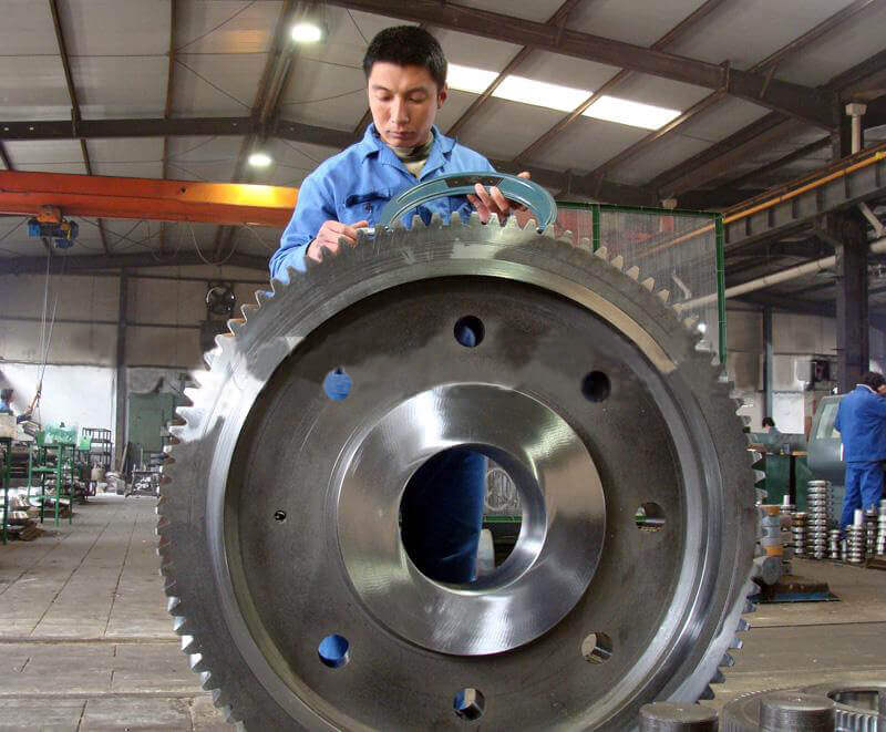 Metallurgy rolling mill helical gear M12 Z97
