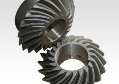 Nail machine gear