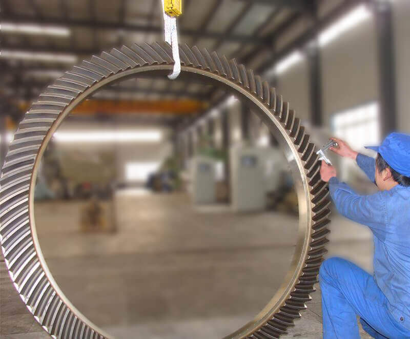 Oil rig turntable bevel gear M20 Z58